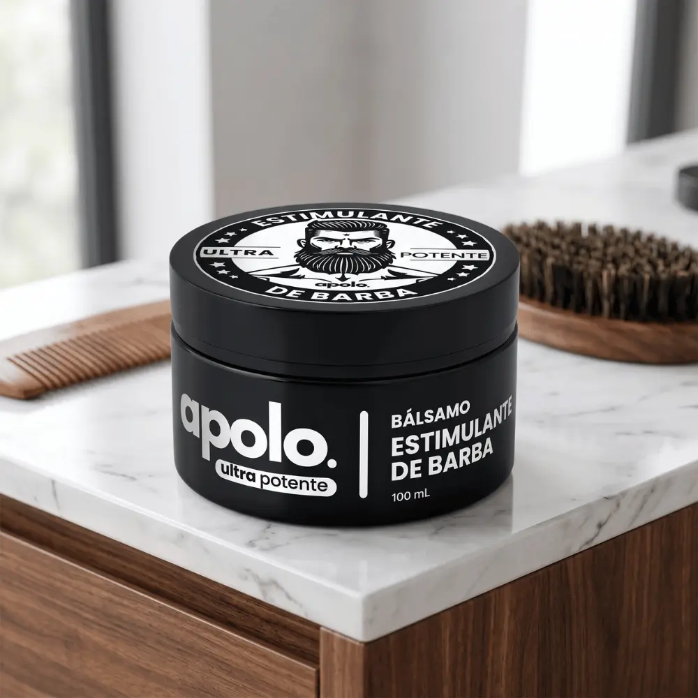 APOLO Ultra Potent beard balm 100 mL for beard care, grooming and a fuller-looking beard